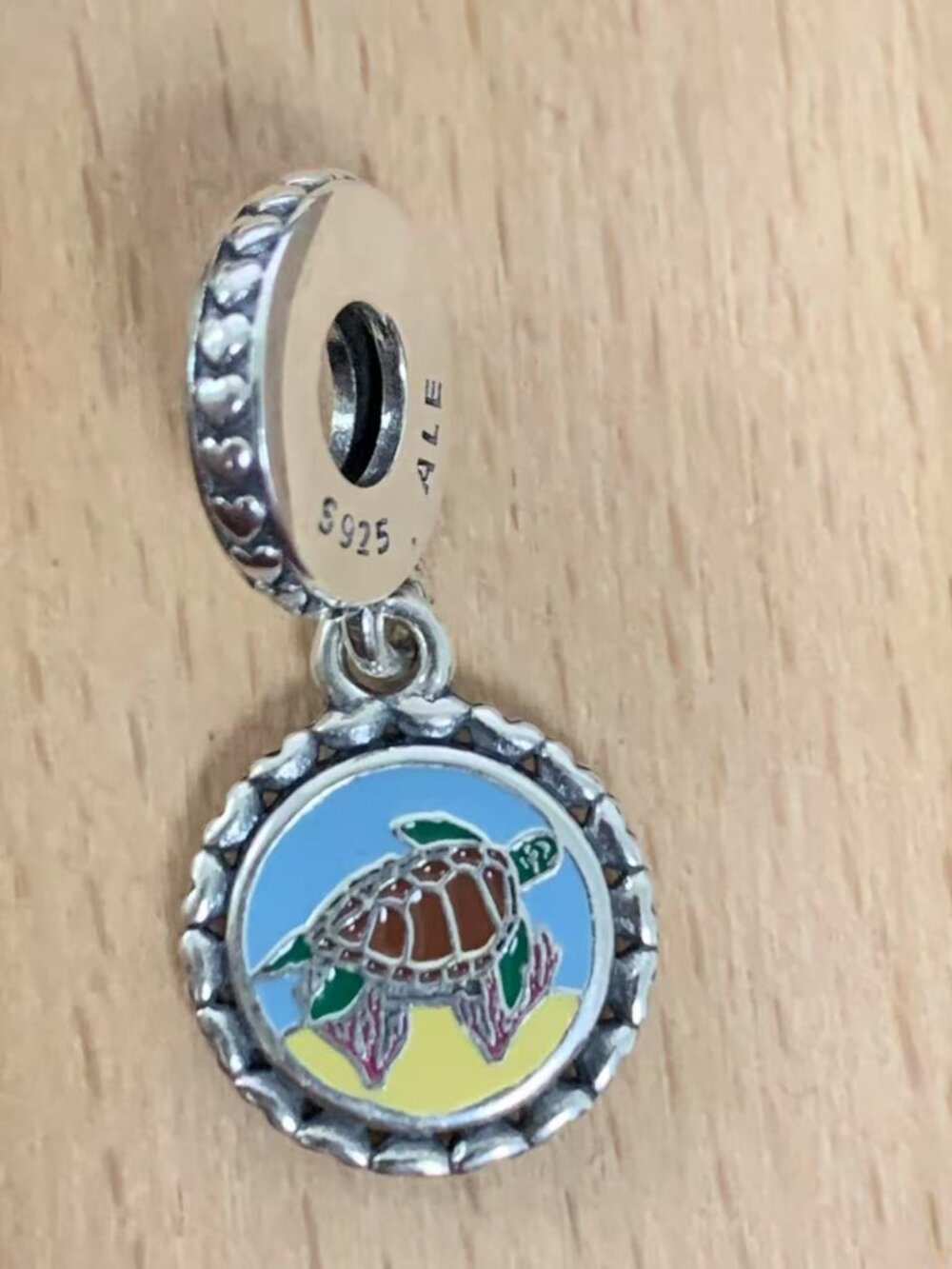 Pandora Aruba Sea Turtle Charm, S925 Silver Jewelry Bracelets